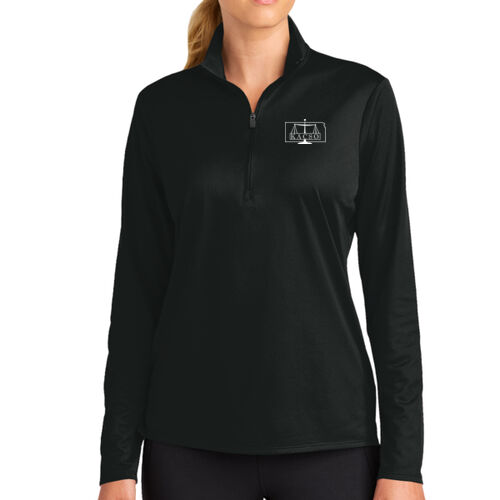E1 - Sport Tek LST672 Women's Micropique Sport Wick 1/4 Zip Thumbnail